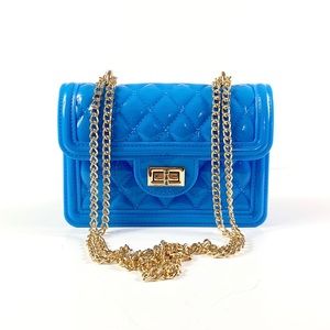 NWT Deluxity Jelly 3 Way Crossbody Bag Blue